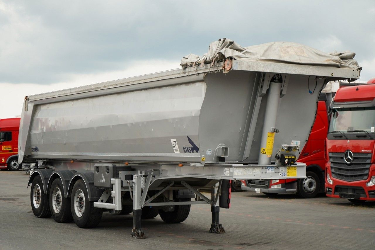 Stas WYWROTKA / 26m3 / ALUMINIOWA / OŚ PONOSZONA / S - Naczepa wywrotka: zdjęcie 1 Stas WYWROTKA / 26m3 / ALUMINIOWA / OŚ PONOSZONA / S - Naczepa wywrotka: zdjęcie 1