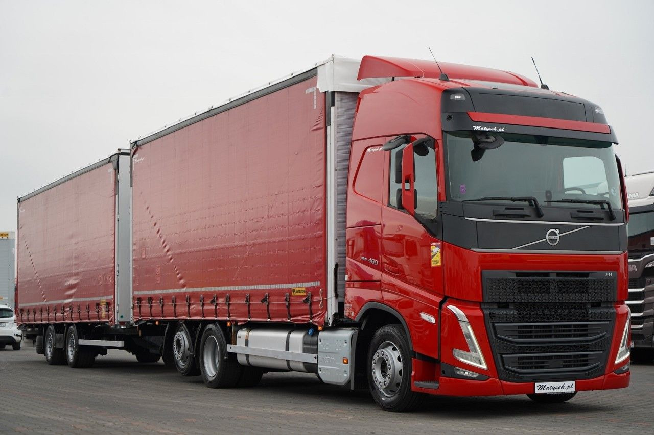 Volvo FH 460 / ZESTAW TANDEM / 120 M3 / PRZEJAZDOWY / - Samochód ciężarowy plandeka: zdjęcie 1 Volvo FH 460 / ZESTAW TANDEM / 120 M3 / PRZEJAZDOWY / - Samochód ciężarowy plandeka: zdjęcie 1
