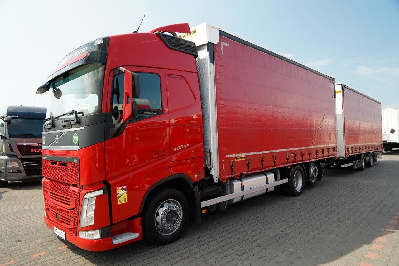Volvo FH 460 / ZESTAW TANDEM / PRZEJAZDOWY / MEGA / I- - Samochód ciężarowy plandeka: zdjęcie 2 Volvo FH 460 / ZESTAW TANDEM / PRZEJAZDOWY / MEGA / I- - Samochód ciężarowy plandeka: zdjęcie 2