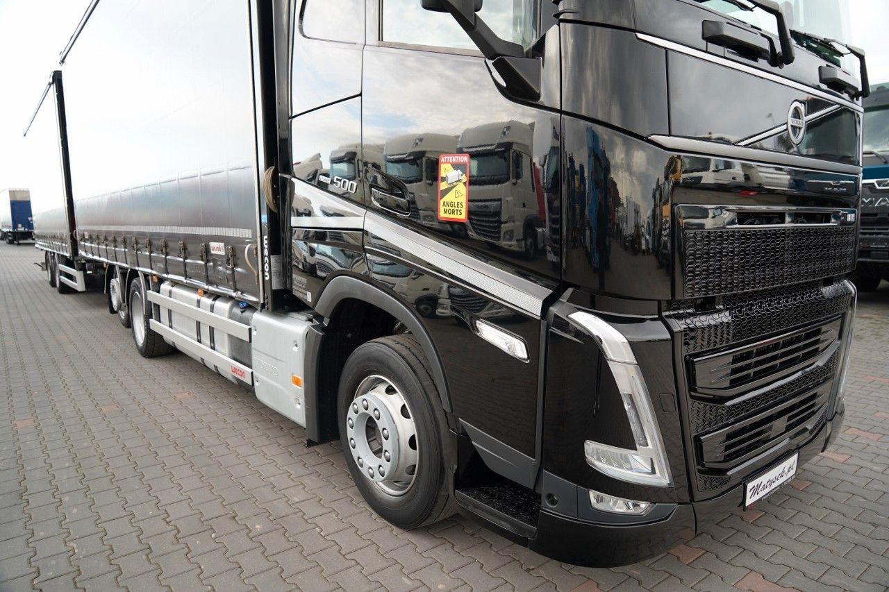 Volvo FH 500 / I-SAVE / XL / ZESTAW TANDEM PRZEJAZDOWY - Samochód ciężarowy plandeka: zdjęcie 5 Volvo FH 500 / I-SAVE / XL / ZESTAW TANDEM PRZEJAZDOWY - Samochód ciężarowy plandeka: zdjęcie 5