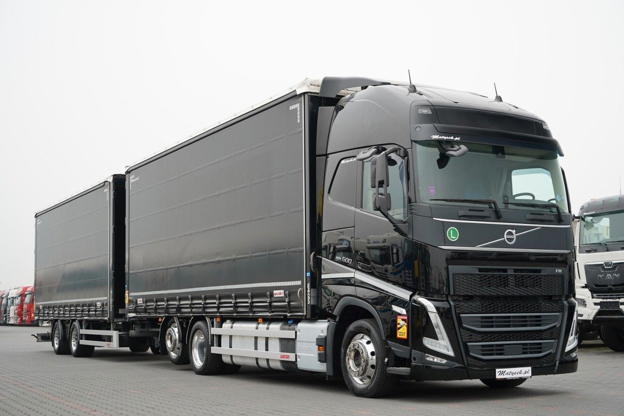 Volvo FH 500 /XXL / ZESTAW TANDEM PRZEJAZDOWY 120 M3 / - Samochód ciężarowy plandeka, Przyczepa z plandeką: zdjęcie 3 Volvo FH 500 /XXL / ZESTAW TANDEM PRZEJAZDOWY 120 M3 / - Samochód ciężarowy plandeka, Przyczepa z plandeką: zdjęcie 3