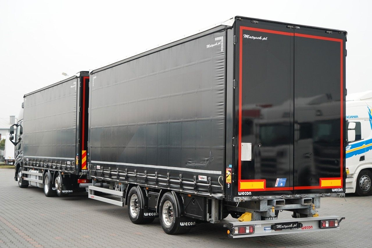 Volvo FH 500 /XXL / ZESTAW TANDEM PRZEJAZDOWY 120 M3 / - Samochód ciężarowy plandeka, Przyczepa z plandeką: zdjęcie 5 Volvo FH 500 /XXL / ZESTAW TANDEM PRZEJAZDOWY 120 M3 / - Samochód ciężarowy plandeka, Przyczepa z plandeką: zdjęcie 5