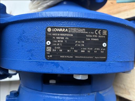Lowara NSCE50160 Centrifugal pump - Maszyna spożywcza: zdjęcie 5 Lowara NSCE50160 Centrifugal pump - Maszyna spożywcza: zdjęcie 5
