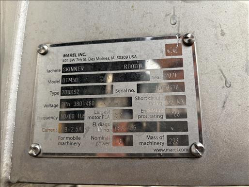 Marel OMT50 Skinner - Maszyna spożywcza: zdjęcie 5 Marel OMT50 Skinner - Maszyna spożywcza: zdjęcie 5