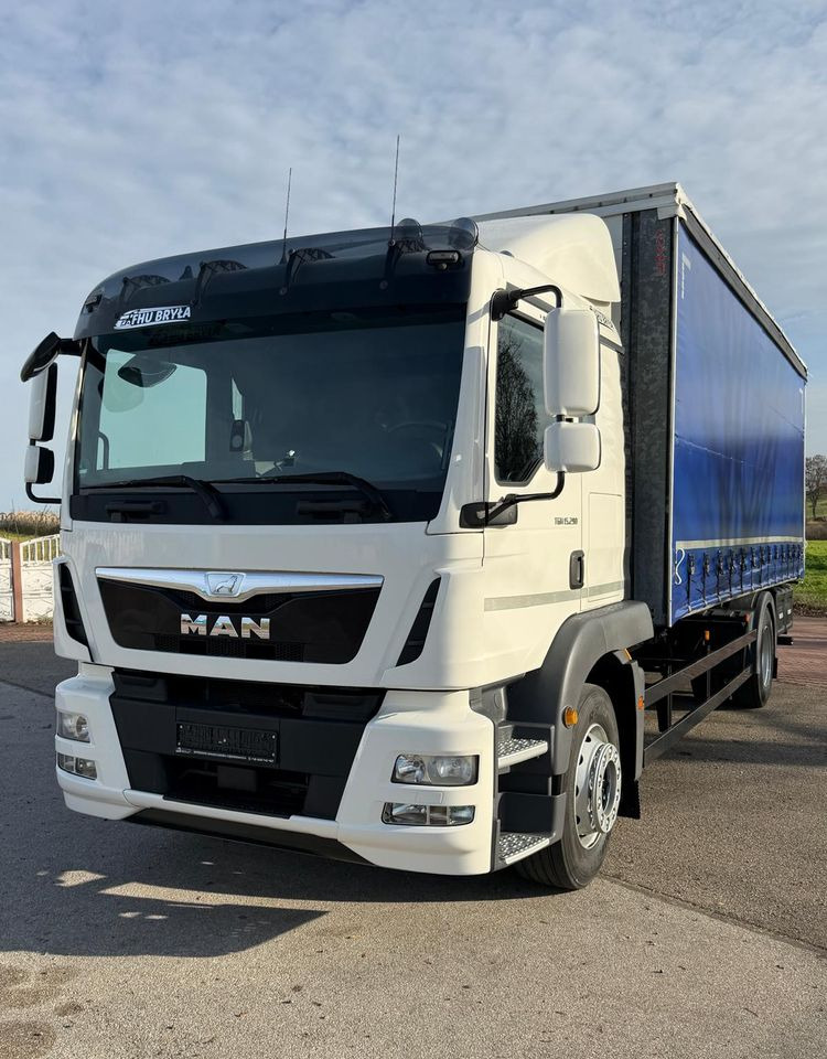 MAN TGM 15.290 / FIRANKA / 2016R / KLIMA POSTOJOWA /SPROWADZONY/ 8T ŁADOWNOŚĆ / 17 PALET / E6 / WINDA / - Samochód ciężarowy plandeka: zdjęcie 1 MAN TGM 15.290 / FIRANKA / 2016R / KLIMA POSTOJOWA /SPROWADZONY/ 8T ŁADOWNOŚĆ / 17 PALET / E6 / WINDA / - Samochód ciężarowy plandeka: zdjęcie 1