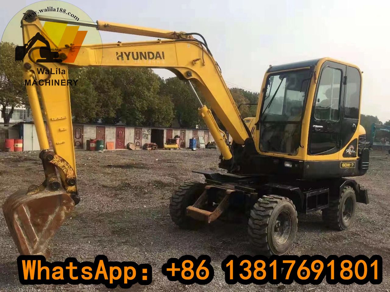HYUNDAI R60W - Minikoparka: zdjęcie 1 HYUNDAI R60W - Minikoparka: zdjęcie 1