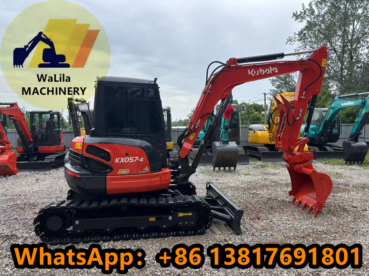 KUBOTA KX057-4 - Minikoparka: zdjęcie 1 KUBOTA KX057-4 - Minikoparka: zdjęcie 1