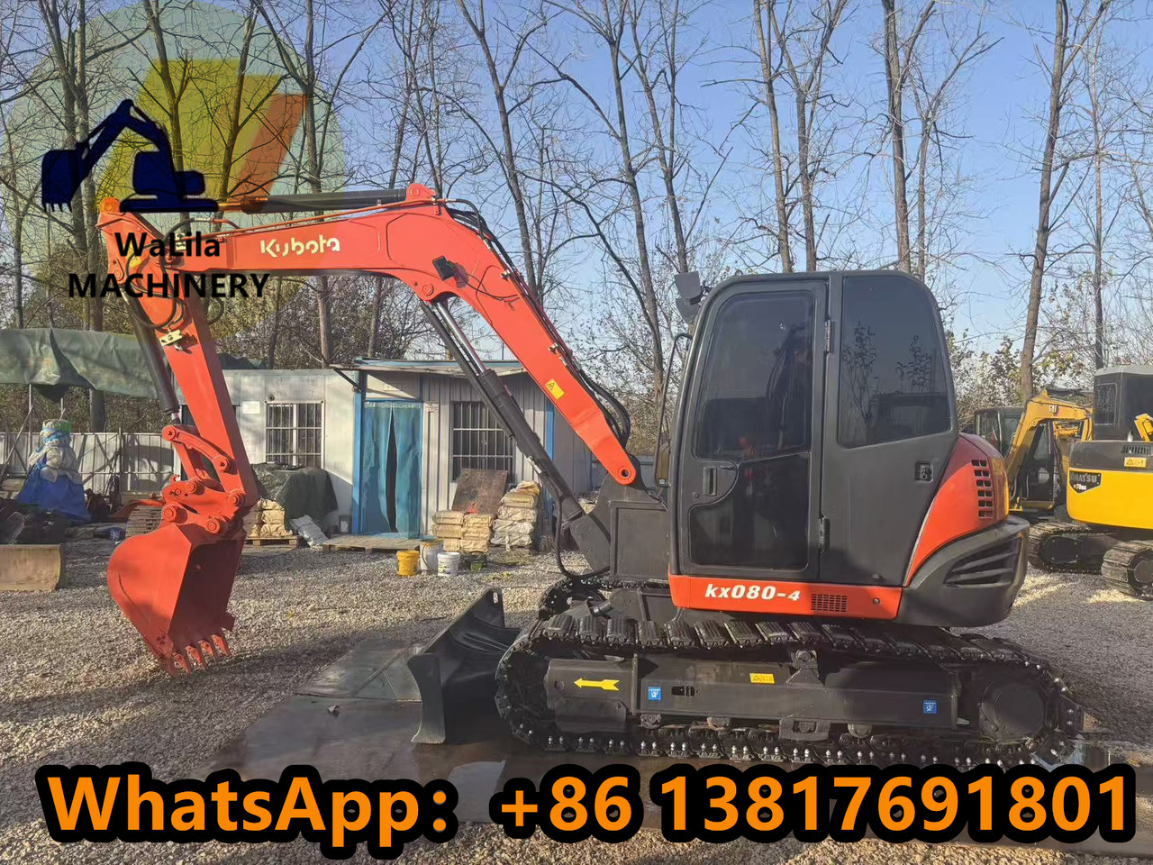 KUBOTA KX080-4 - Minikoparka: zdjęcie 4 KUBOTA KX080-4 - Minikoparka: zdjęcie 4