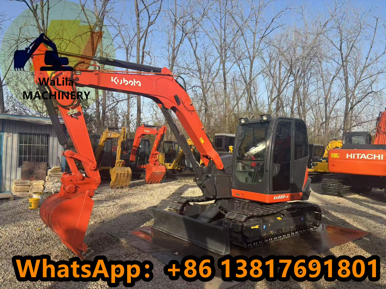 KUBOTA KX080-4 - Minikoparka: zdjęcie 3 KUBOTA KX080-4 - Minikoparka: zdjęcie 3