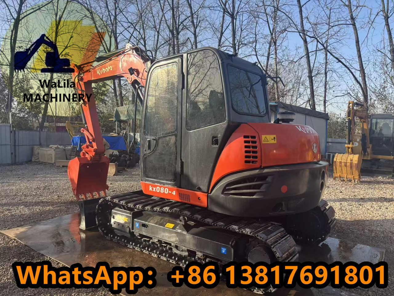 KUBOTA KX080-4 - Minikoparka: zdjęcie 5 KUBOTA KX080-4 - Minikoparka: zdjęcie 5