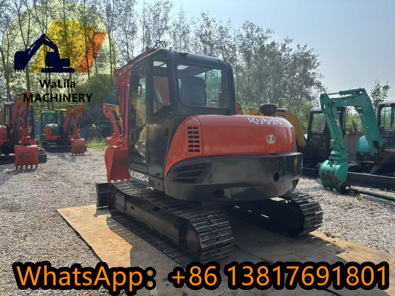 KUBOTA KX080-4 - Minikoparka: zdjęcie 3 KUBOTA KX080-4 - Minikoparka: zdjęcie 3