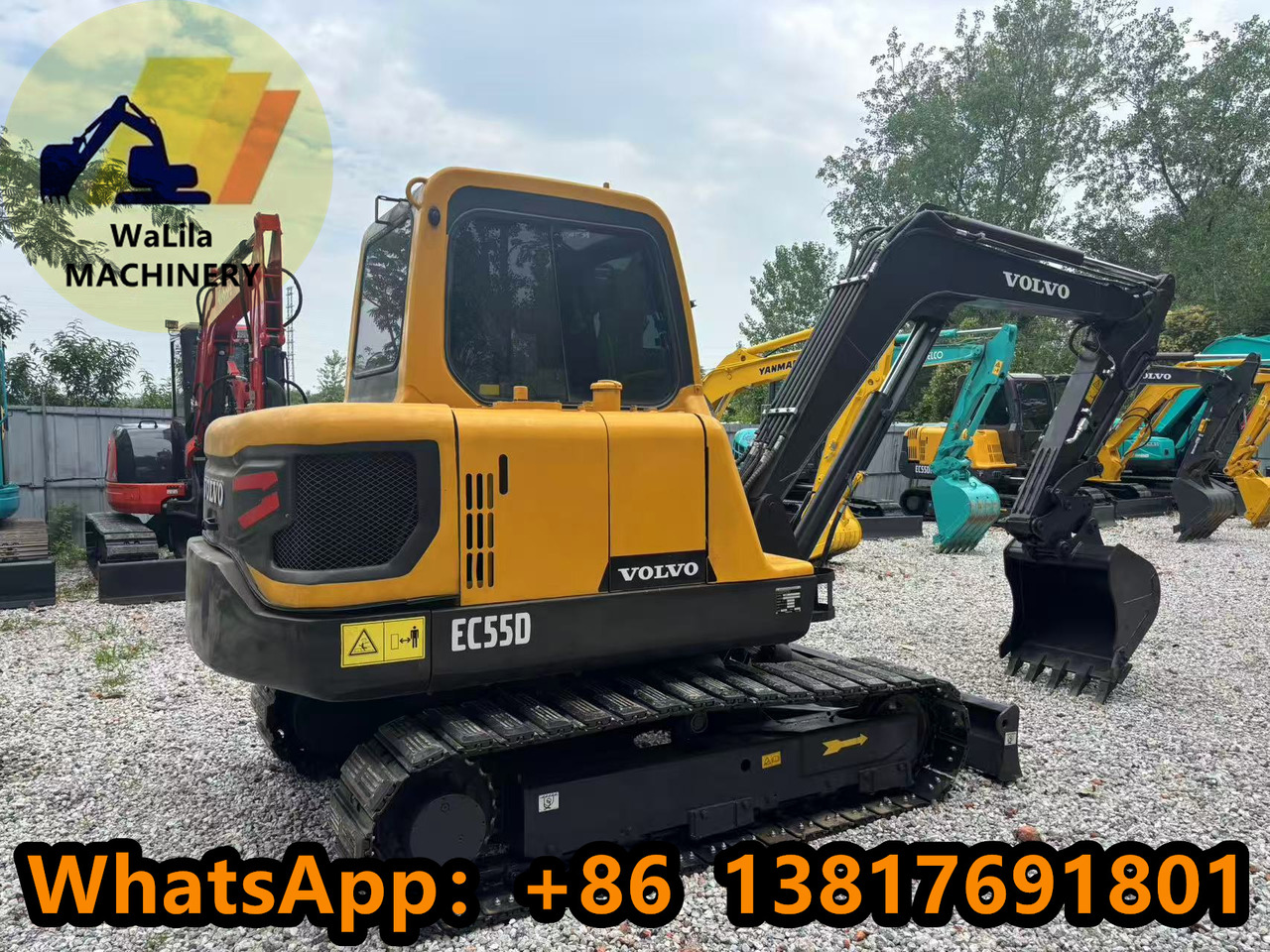 VOLVO EC55 - Minikoparka: zdjęcie 3 VOLVO EC55 - Minikoparka: zdjęcie 3