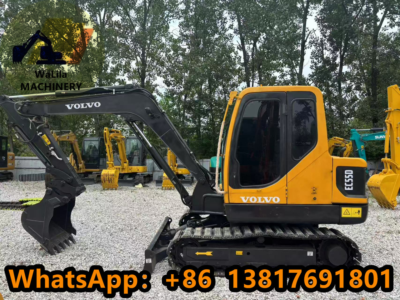 VOLVO EC55 - Minikoparka: zdjęcie 1 VOLVO EC55 - Minikoparka: zdjęcie 1