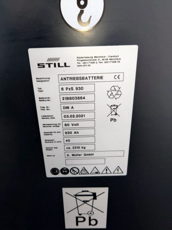 Still RX60-50 - Wózek widłowy elektryczny: zdjęcie 5 Still RX60-50 - Wózek widłowy elektryczny: zdjęcie 5