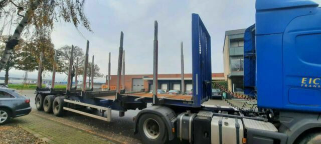 Kässbohrer SCV Plattform Mit Rungen 3 Achser - Naczepa do drewna: zdjęcie 5 Kässbohrer SCV Plattform Mit Rungen 3 Achser - Naczepa do drewna: zdjęcie 5