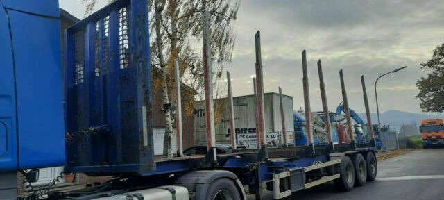 Kässbohrer SCV Plattform Mit Rungen 3 Achser - Naczepa do drewna: zdjęcie 3 Kässbohrer SCV Plattform Mit Rungen 3 Achser - Naczepa do drewna: zdjęcie 3