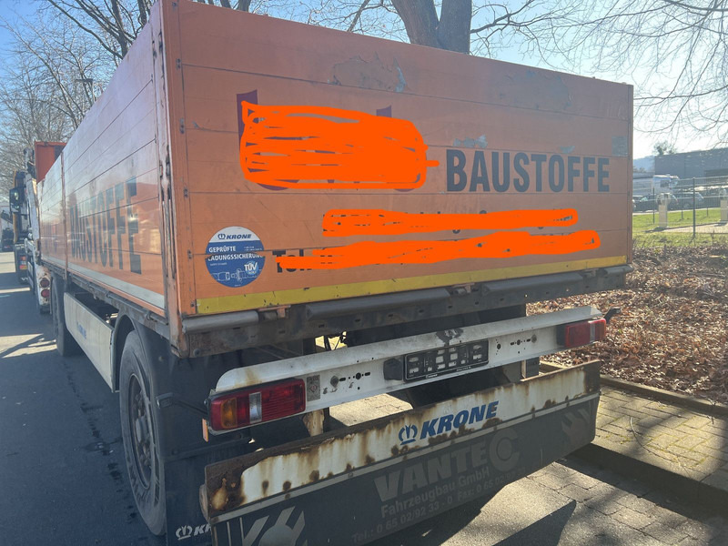 Krone Baustoff Anhänger Luftgefedert ABS - Przyczepa platforma/ Skrzyniowa: zdjęcie 3 Krone Baustoff Anhänger Luftgefedert ABS - Przyczepa platforma/ Skrzyniowa: zdjęcie 3