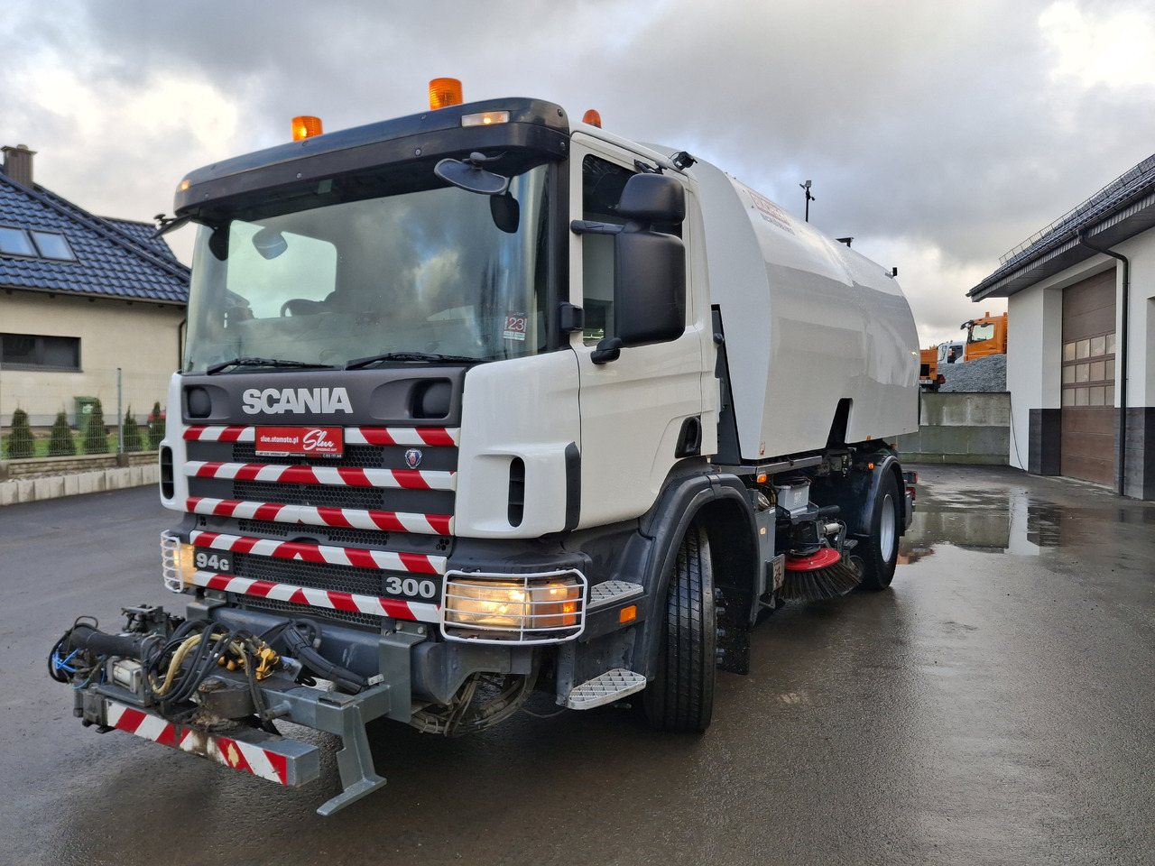 SCANIA 94G Zamiatarka Kehrmaschine BUCHER L/R Frontbürste 2 Motoren Odchwaszczarka Przednia Szczotka - Zamiatarka uliczna: zdjęcie 2 SCANIA 94G Zamiatarka Kehrmaschine BUCHER L/R Frontbürste 2 Motoren Odchwaszczarka Przednia Szczotka - Zamiatarka uliczna: zdjęcie 2