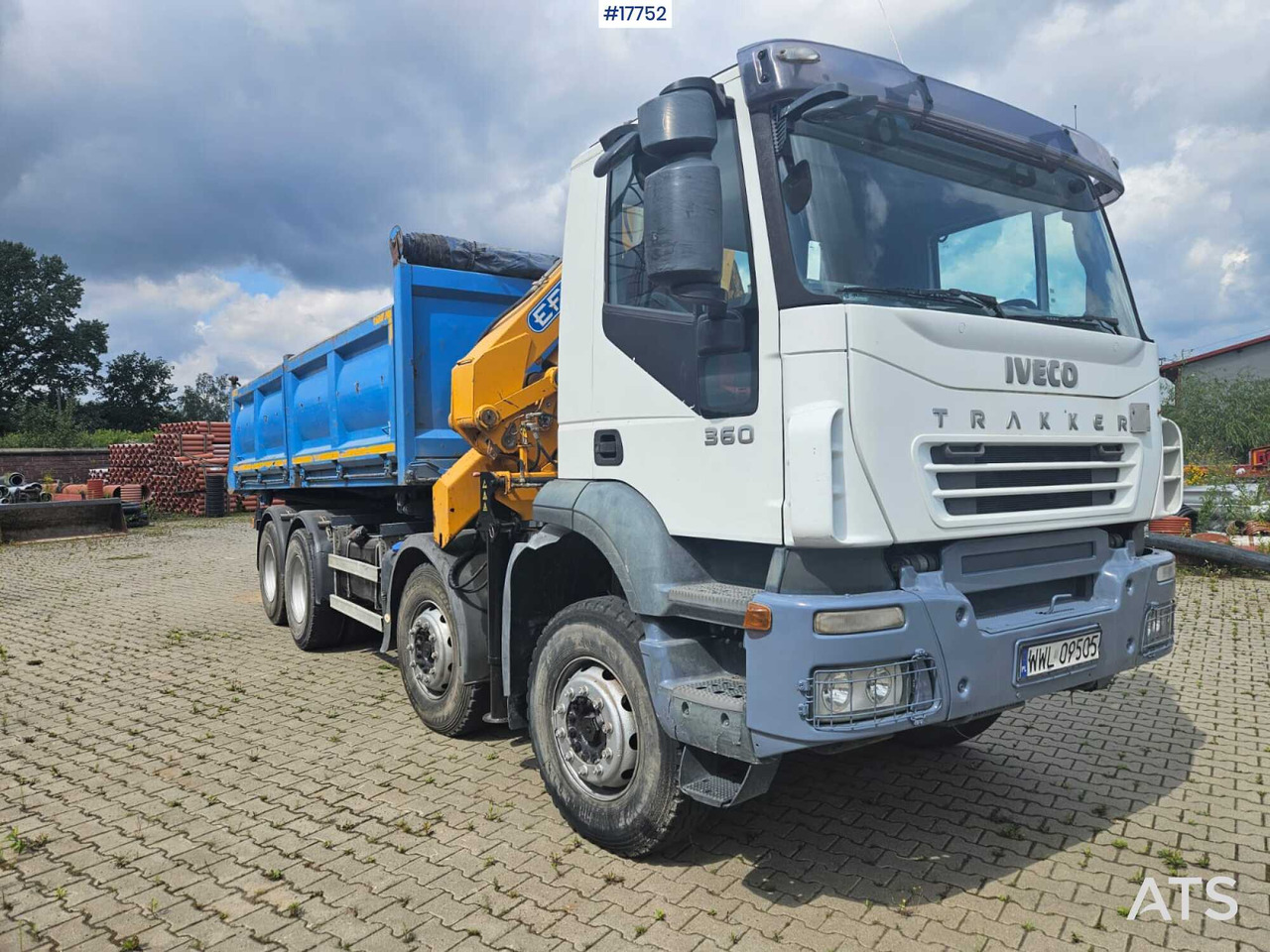 2007 Iveco Trakker +EFFER 210 3s - Samochod ciężarowy z HDS, Wywrotka: zdjęcie 4 2007 Iveco Trakker +EFFER 210 3s - Samochod ciężarowy z HDS, Wywrotka: zdjęcie 4