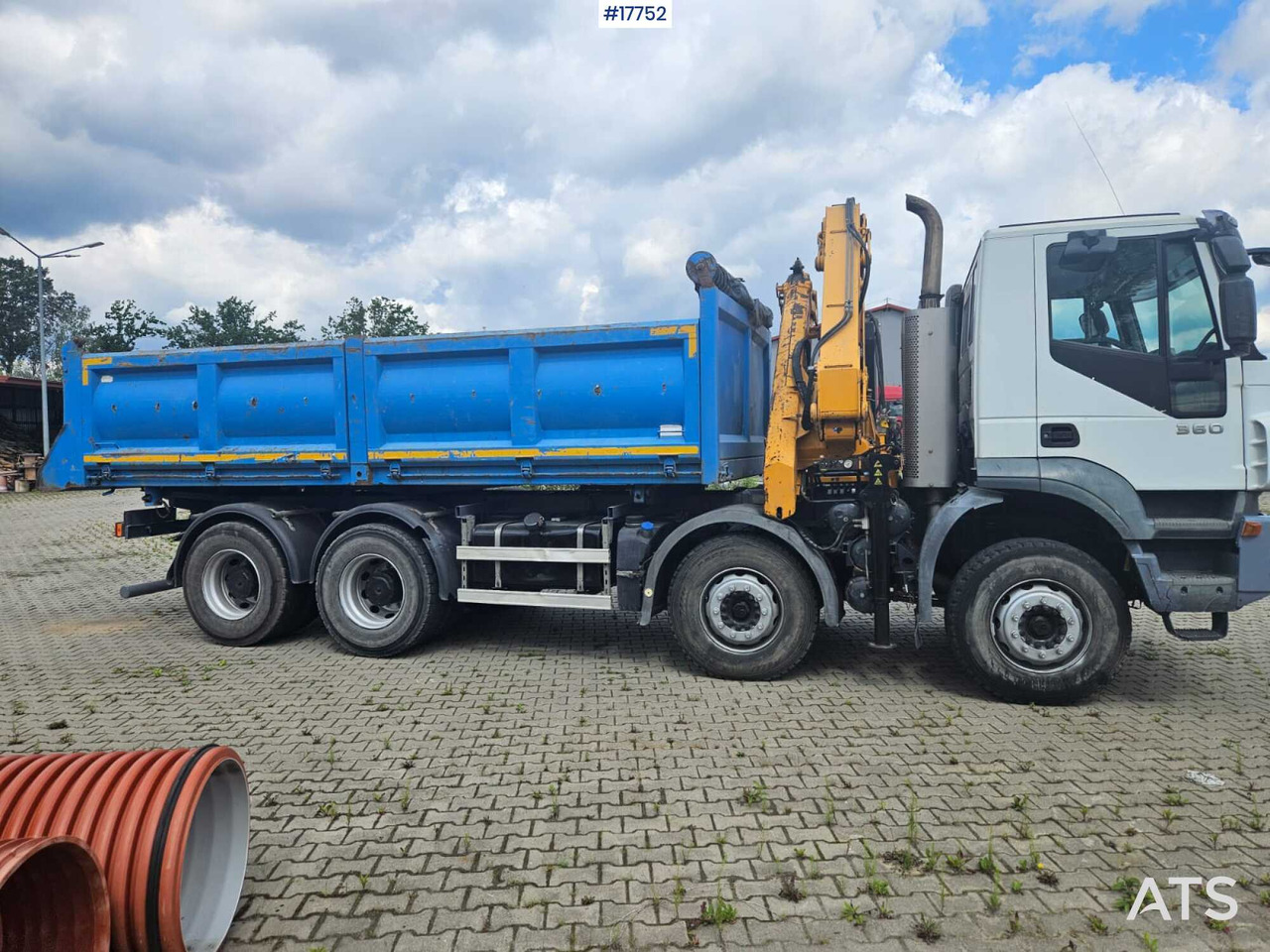 2007 Iveco Trakker +EFFER 210 3s - Samochod ciężarowy z HDS, Wywrotka: zdjęcie 2 2007 Iveco Trakker +EFFER 210 3s - Samochod ciężarowy z HDS, Wywrotka: zdjęcie 2