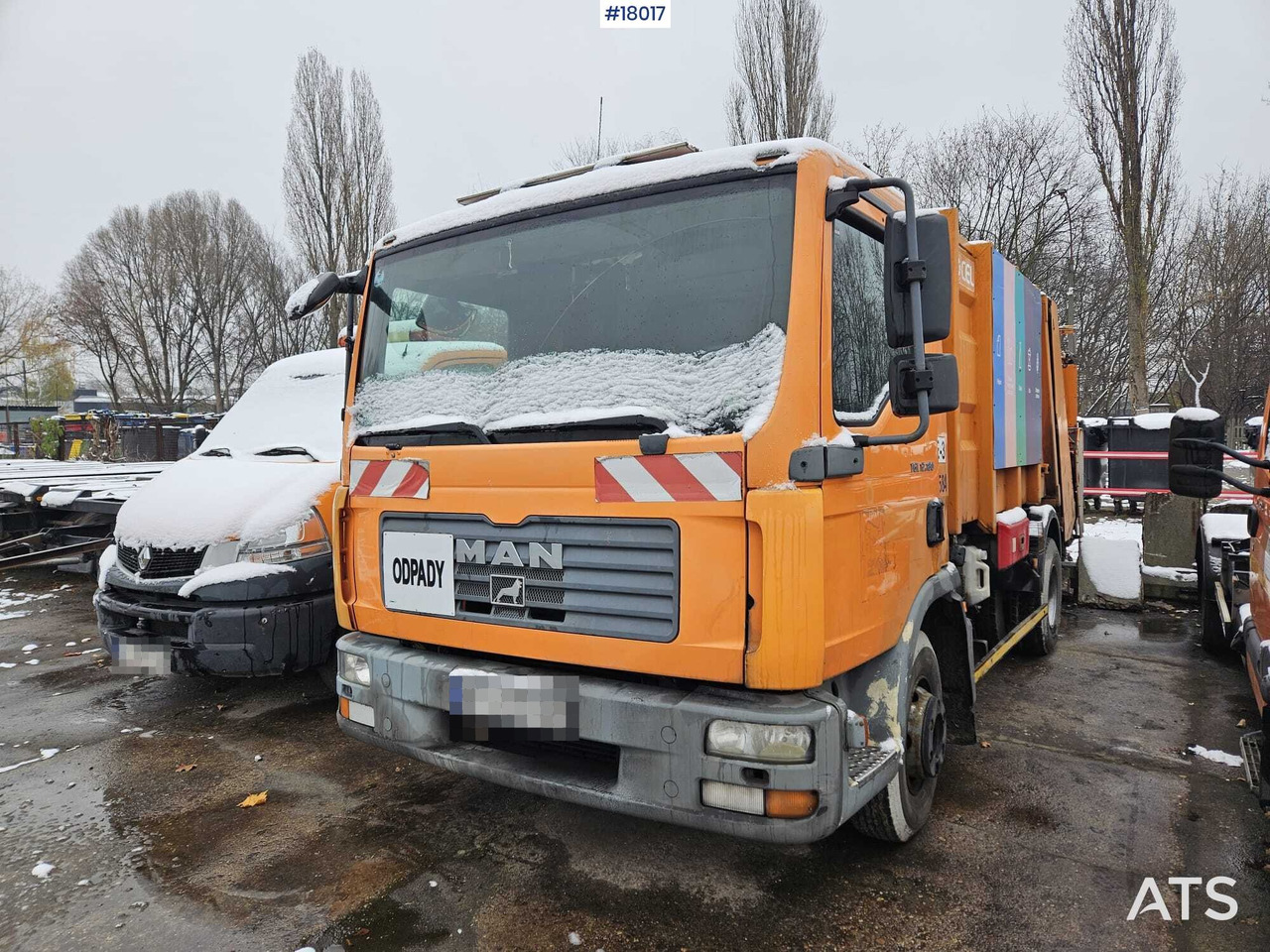 Truck MAN TGA 12.180 (2007) with EKOCEL mini garbage truck body - Śmieciarka: zdjęcie 4 Truck MAN TGA 12.180 (2007) with EKOCEL mini garbage truck body - Śmieciarka: zdjęcie 4