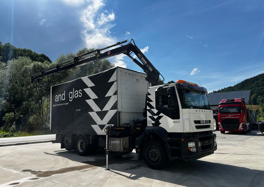 Iveco Stralis 360 // HIAB 144 E4 HIDUO + Radio // Zabudowa 6m // Oś podnoszona - Ciągnik siodłowy: zdjęcie 2 Iveco Stralis 360 // HIAB 144 E4 HIDUO + Radio // Zabudowa 6m // Oś podnoszona - Ciągnik siodłowy: zdjęcie 2