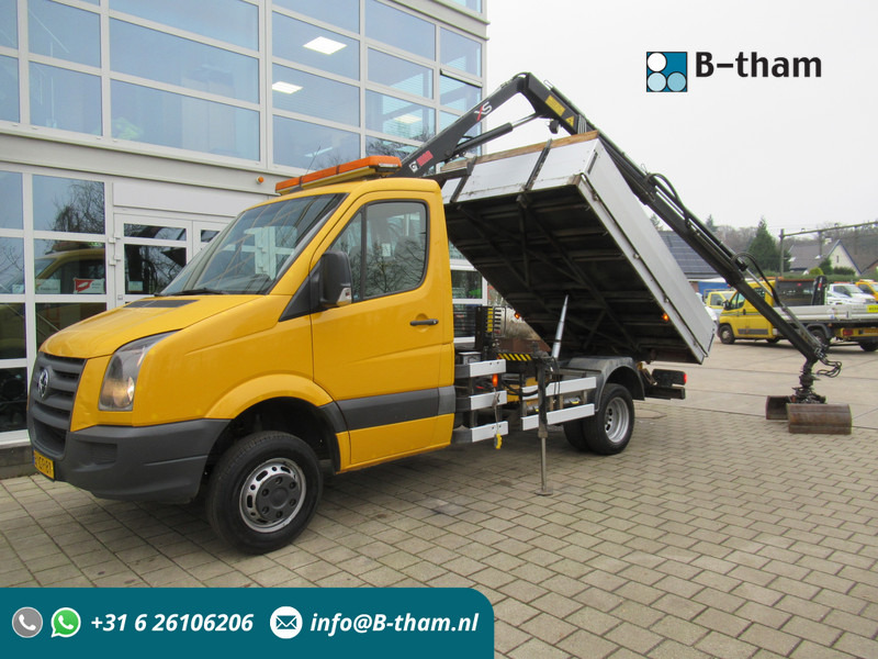 Volkswagen Crafter 50 2.5TDI 80KW HIAB 033 B-2 + Kipper Tipper - Wywrotka, Samochod ciężarowy z HDS: zdjęcie 1 Volkswagen Crafter 50 2.5TDI 80KW HIAB 033 B-2 + Kipper Tipper - Wywrotka, Samochod ciężarowy z HDS: zdjęcie 1
