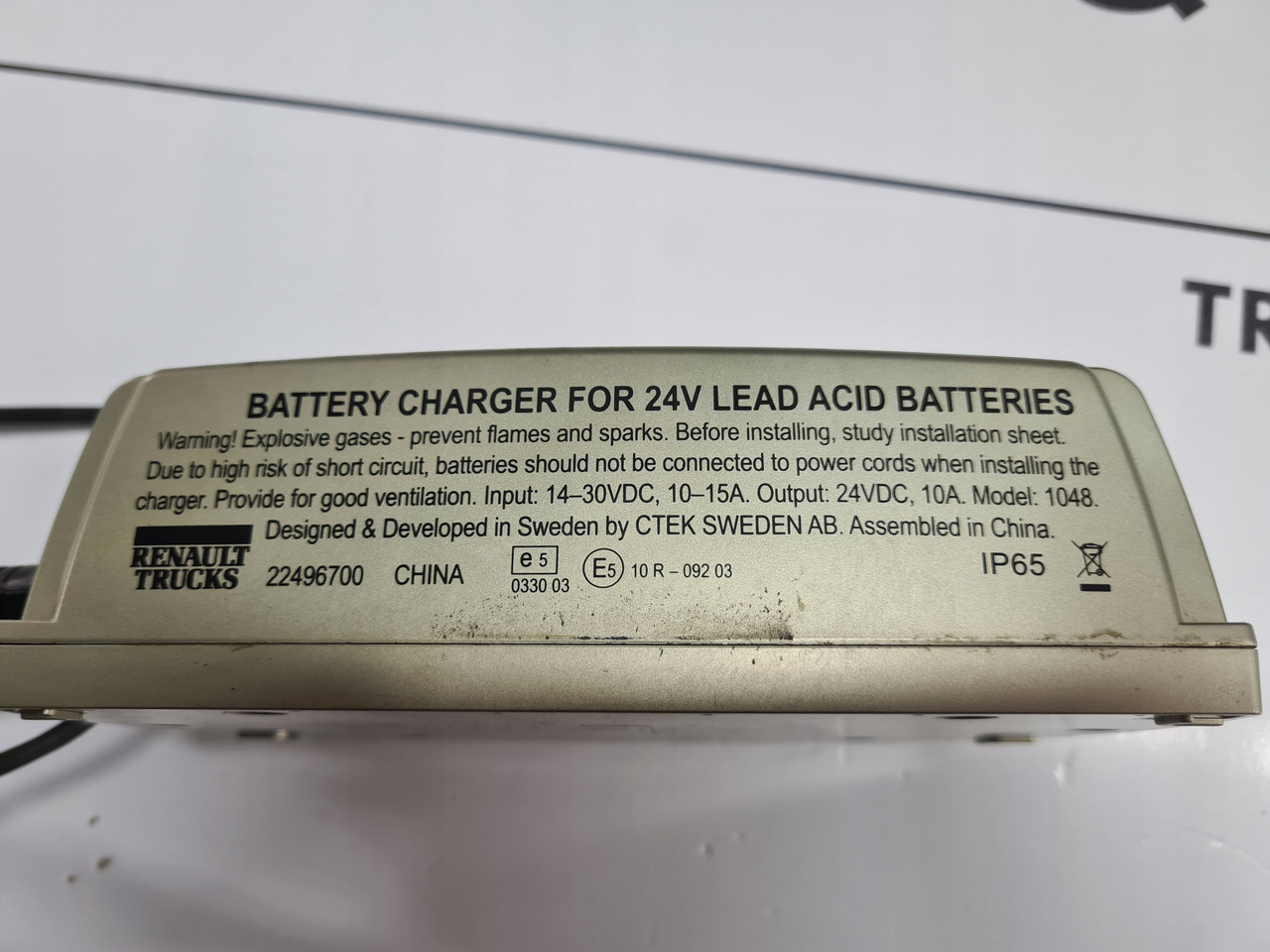 RENAULT REGULATOR NAPIĘCIA AKUMULATORA RENAULT GAMA RANGE T EVO - Układ elektryczny do Samochodów ciężarowych: zdjęcie 4 RENAULT REGULATOR NAPIĘCIA AKUMULATORA RENAULT GAMA RANGE T EVO - Układ elektryczny do Samochodów ciężarowych: zdjęcie 4