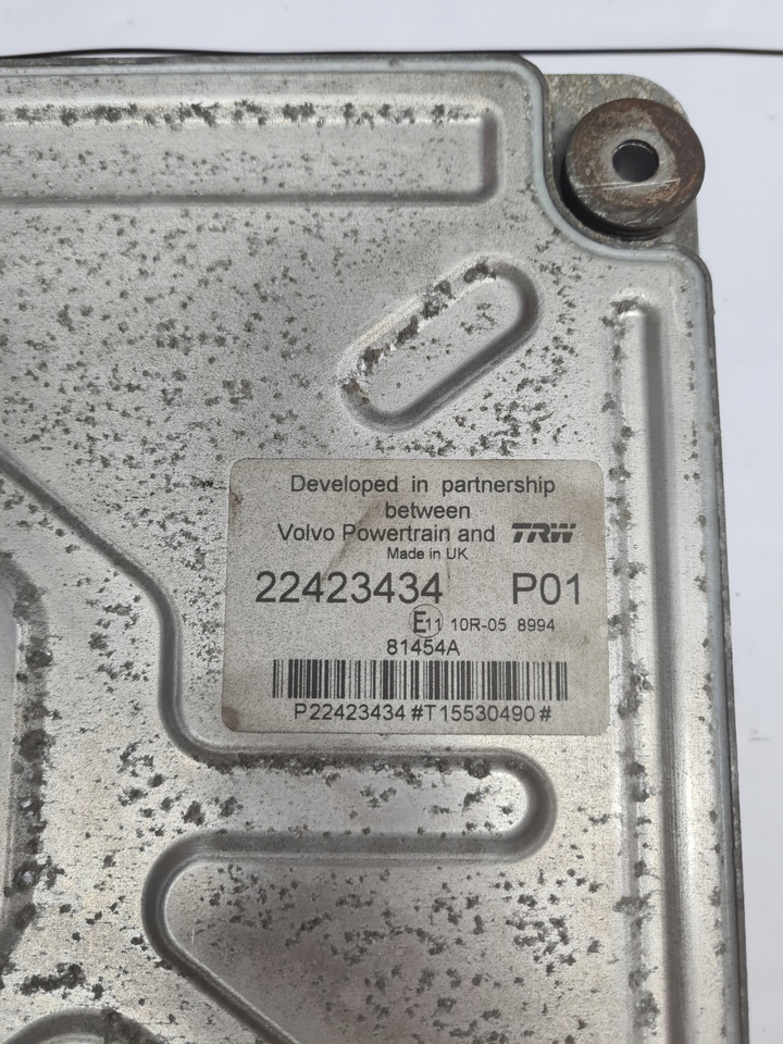 VOLVO KASETA KOMPUTER SILNIKA RENAULT GAMA T RANGE VOLVO FH 4 FM 4 22423434 P01 - ECU do Samochodów ciężarowych: zdjęcie 5 VOLVO KASETA KOMPUTER SILNIKA RENAULT GAMA T RANGE VOLVO FH 4 FM 4 22423434 P01 - ECU do Samochodów ciężarowych: zdjęcie 5