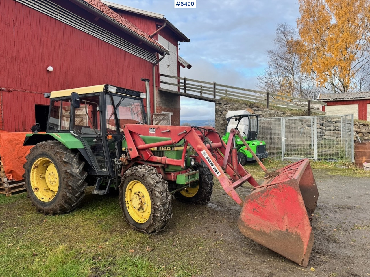 1980 John Deere 1140 w/ Front loader and bucket. - Ciągnik rolniczy: zdjęcie 2 1980 John Deere 1140 w/ Front loader and bucket. - Ciągnik rolniczy: zdjęcie 2