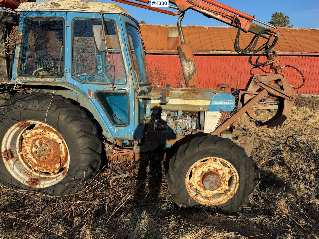 1981 Ford 6610 m/ FMV tømmerkran og tvillinghjul - Ciągnik rolniczy: zdjęcie 4 1981 Ford 6610 m/ FMV tømmerkran og tvillinghjul - Ciągnik rolniczy: zdjęcie 4