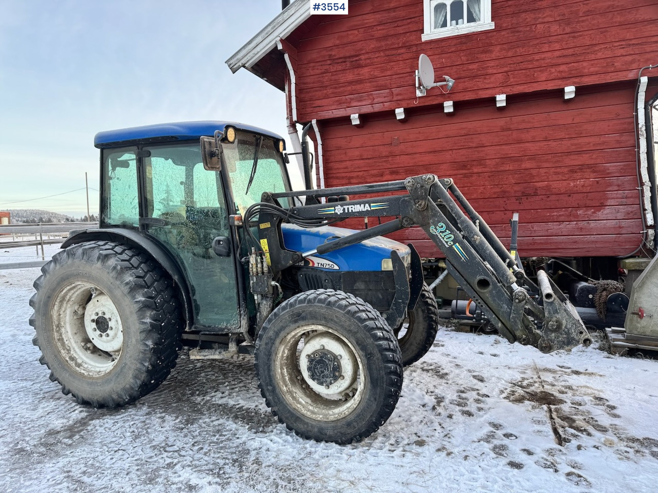 2003 New Holland TN75D 4x4 w/ Front Loader. 4000 hours! - Ciągnik rolniczy: zdjęcie 1 2003 New Holland TN75D 4x4 w/ Front Loader. 4000 hours! - Ciągnik rolniczy: zdjęcie 1