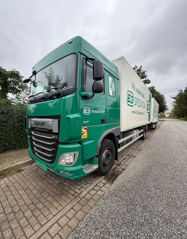 DAF XF ZESTAW TANDEM 2021 ORYGINALNY PRZEBIEG z Niemiec / PRZEJAZDOWY Z WINDĄ / - Samochód ciężarowy furgon: zdjęcie 2 DAF XF ZESTAW TANDEM 2021 ORYGINALNY PRZEBIEG z Niemiec / PRZEJAZDOWY Z WINDĄ / - Samochód ciężarowy furgon: zdjęcie 2