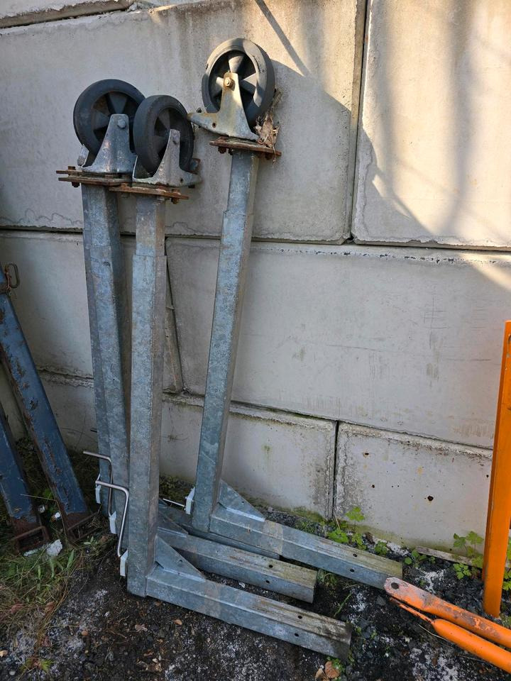 4x Stützen für Salzstreuer Container Wohnkabine Schmidt Epoke Gmeiner Salzsilo Streuautomat Winterdienst - Rozsiewacz piasku i soli: zdjęcie 1 4x Stützen für Salzstreuer Container Wohnkabine Schmidt Epoke Gmeiner Salzsilo Streuautomat Winterdienst - Rozsiewacz piasku i soli: zdjęcie 1