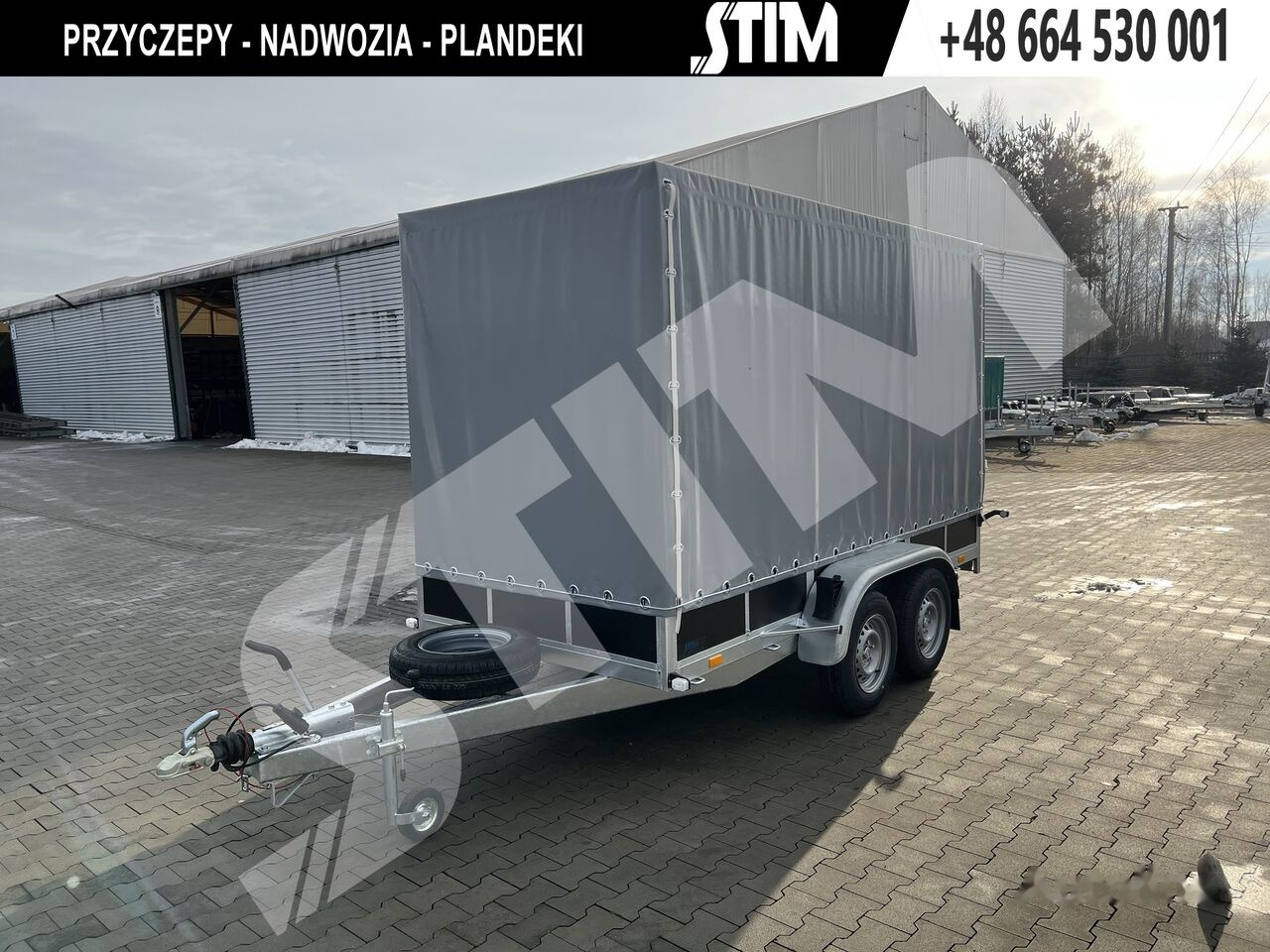 Stim S22-27/3516 - Przyczepa z plandeką: zdjęcie 5 Stim S22-27/3516 - Przyczepa z plandeką: zdjęcie 5