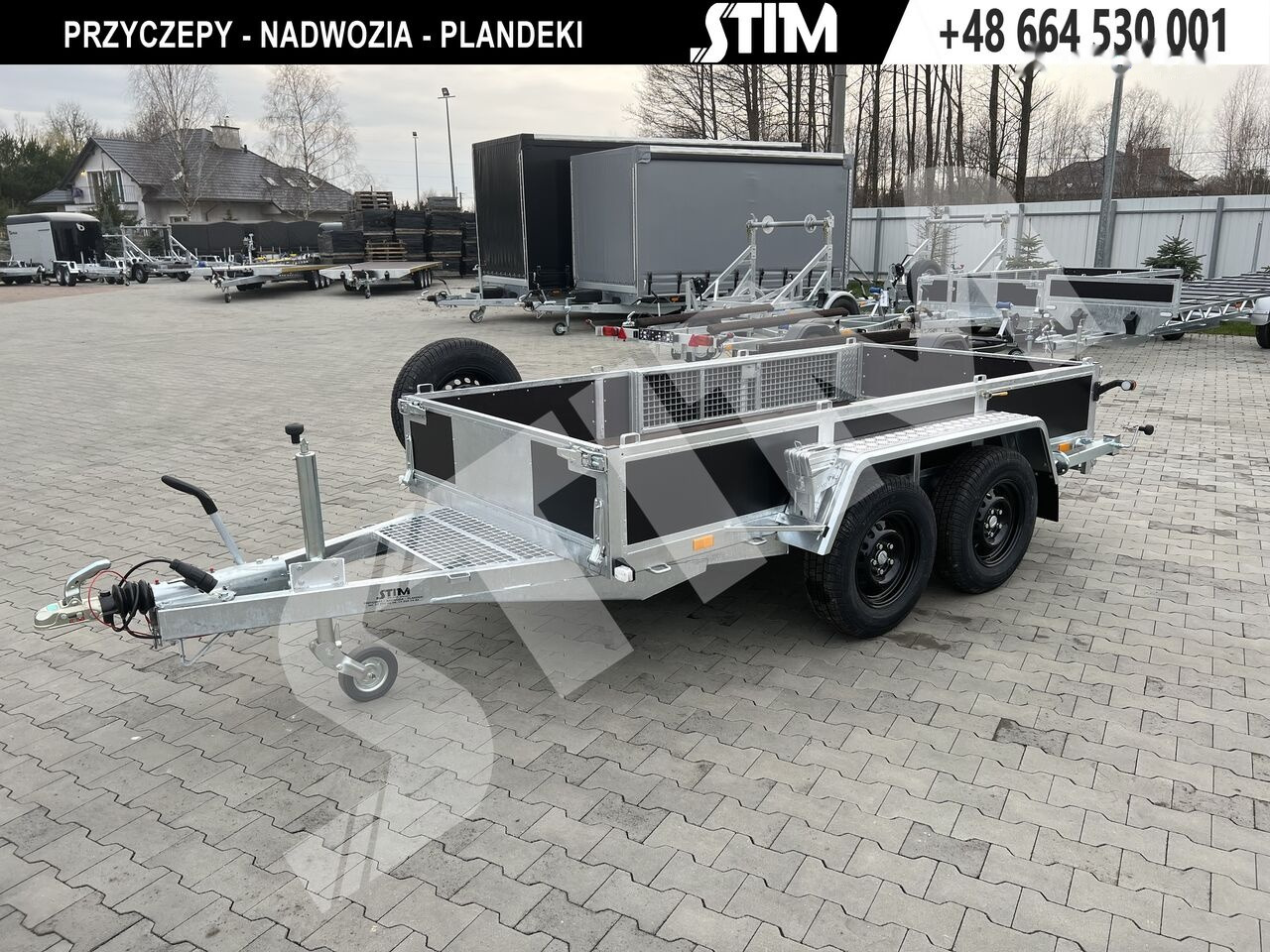 Stim S22/KP-ST/30-27 - Przyczepa do transportu maszyn: zdjęcie 1 Stim S22/KP-ST/30-27 - Przyczepa do transportu maszyn: zdjęcie 1