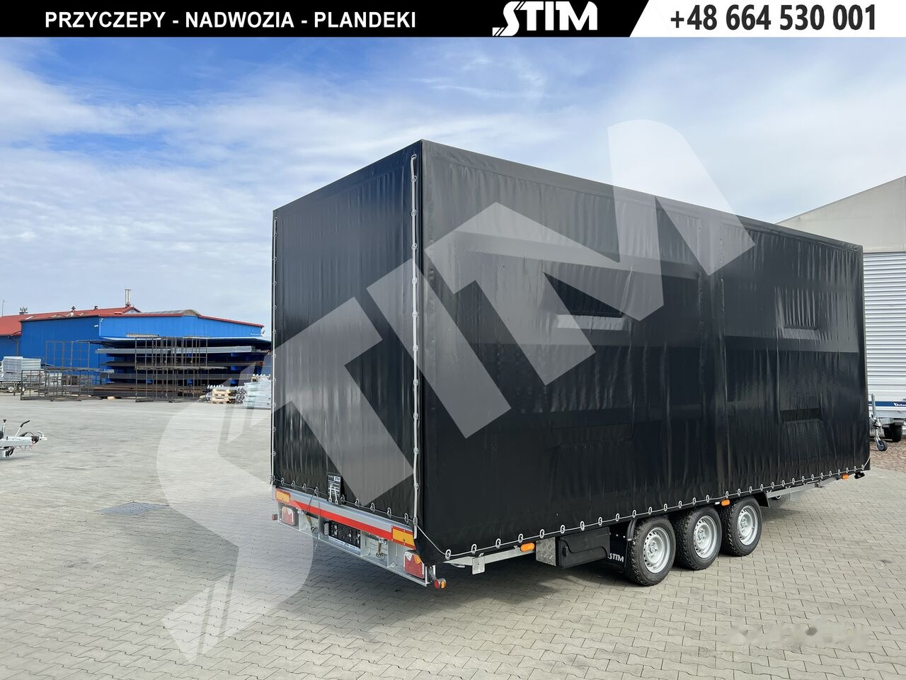 Stim S23/FR-1/35-6223 - Przyczepa z plandeką: zdjęcie 2 Stim S23/FR-1/35-6223 - Przyczepa z plandeką: zdjęcie 2