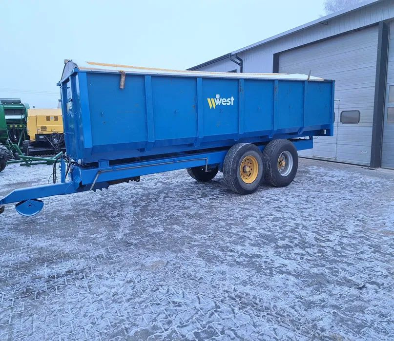 Przyczepa skorupowa WEST 14 ton - Przyczepa rolnicza: zdjęcie 1 Przyczepa skorupowa WEST 14 ton - Przyczepa rolnicza: zdjęcie 1