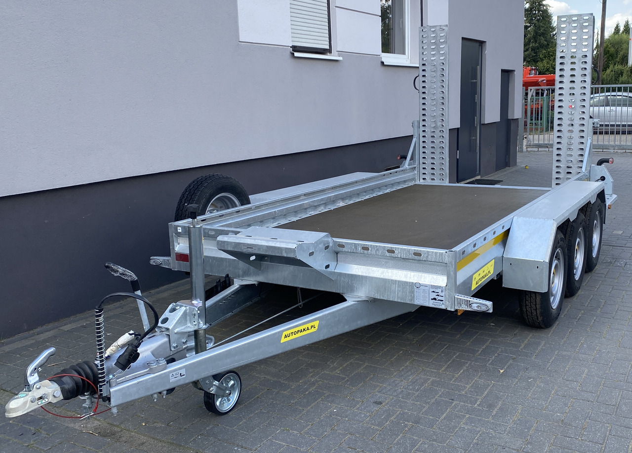 PRZYCZEPA LAWETA DO MINIKOPARKI KOPARKI 3 OSIE / MINI EXCAVATOR TRANSPORTER TRAILER 3 AXLES - Przyczepa do transportu maszyn: zdjęcie 5 PRZYCZEPA LAWETA DO MINIKOPARKI KOPARKI 3 OSIE / MINI EXCAVATOR TRANSPORTER TRAILER 3 AXLES - Przyczepa do transportu maszyn: zdjęcie 5