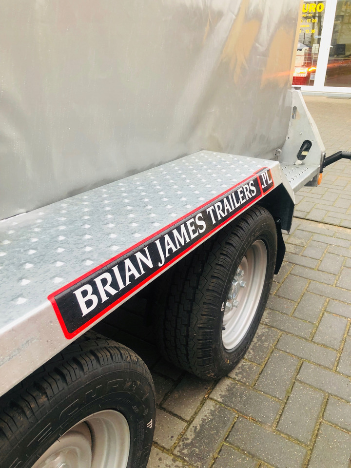 PRZYCZEPA LAWETA DO MINIKOPARKI ŻURAWIA Z PLANDEKĄ / MINI EXCAVATOR CRANE TRANSPORTER TRAILER WITH TARPAULIN - Przyczepa do transportu maszyn: zdjęcie 4 PRZYCZEPA LAWETA DO MINIKOPARKI ŻURAWIA Z PLANDEKĄ / MINI EXCAVATOR CRANE TRANSPORTER TRAILER WITH TARPAULIN - Przyczepa do transportu maszyn: zdjęcie 4