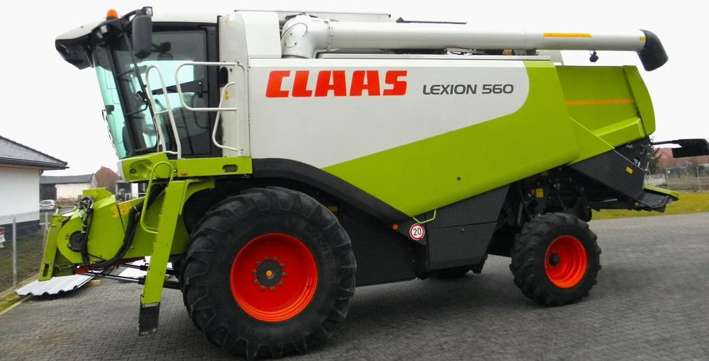 Claas Lexion 560 2008 Rok heder V 750, Najbogatsza Wersja, Nie Malowany, Stan Bardzo Dobry - Kombajn zbożowy: zdjęcie 3 Claas Lexion 560 2008 Rok heder V 750, Najbogatsza Wersja, Nie Malowany, Stan Bardzo Dobry - Kombajn zbożowy: zdjęcie 3
