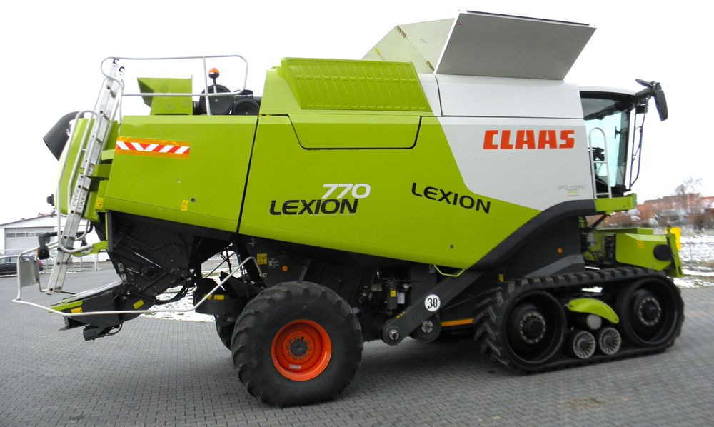 Claas Lexion 770 Terra Trac Heder V10,5, Najbogatsza Wersja, Nie Malowany, Stan Bardzo Dobry - Kombajn zbożowy: zdjęcie 4 Claas Lexion 770 Terra Trac Heder V10,5, Najbogatsza Wersja, Nie Malowany, Stan Bardzo Dobry - Kombajn zbożowy: zdjęcie 4