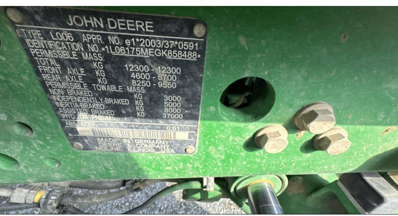 Ciągnik rolniczy JOHN DEERE 6175M: zdjęcie 9 Ciągnik rolniczy JOHN DEERE 6175M: zdjęcie 9