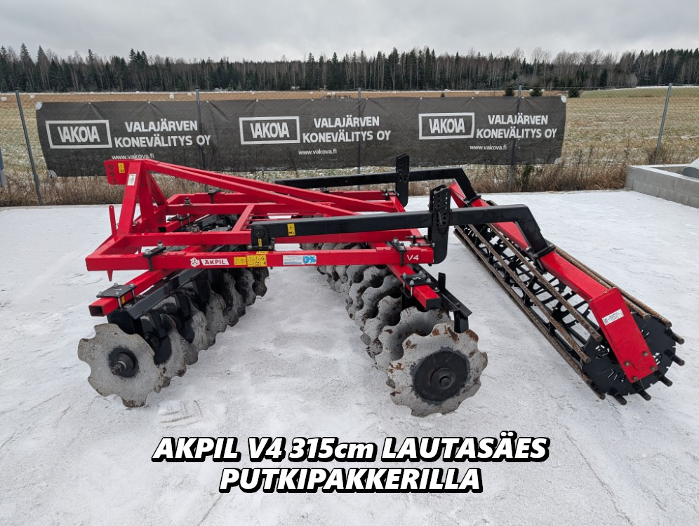 AKPIL V4 315cm lautasäes - Brona talerzowa: zdjęcie 1 AKPIL V4 315cm lautasäes - Brona talerzowa: zdjęcie 1