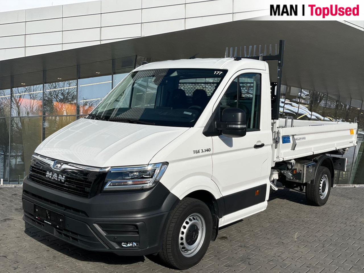 MAN TGE 3.140 4X2F SB kipper 3S Meiller Klima AHK ZV - Furgon: zdjęcie 1 MAN TGE 3.140 4X2F SB kipper 3S Meiller Klima AHK ZV - Furgon: zdjęcie 1