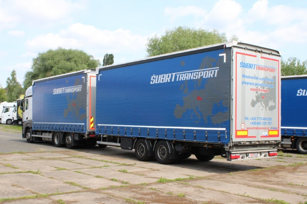 Mercedes-Benz Actros 2542 NAVIGACE + PANAV TVK 18 M (8,20m x 2,4 - Samochód ciężarowy plandeka, Przyczepa z plandeką: zdjęcie 5 Mercedes-Benz Actros 2542 NAVIGACE + PANAV TVK 18 M (8,20m x 2,4 - Samochód ciężarowy plandeka, Przyczepa z plandeką: zdjęcie 5