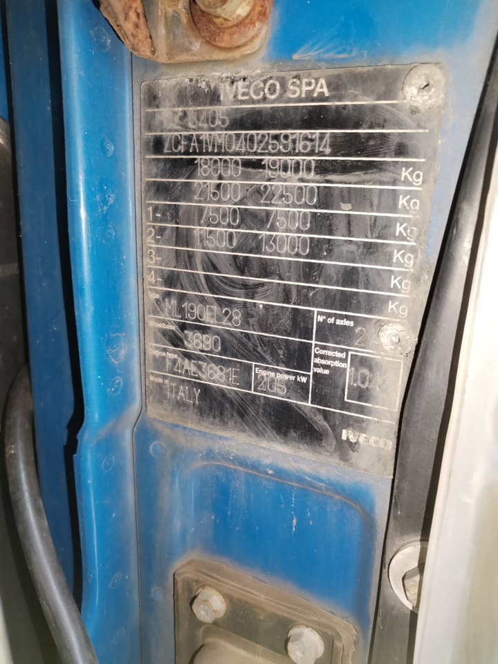 IVECO EUROCARGO 190EL28 - Samochod ciężarowy z HDS, Wywrotka: zdjęcie 2 IVECO EUROCARGO 190EL28 - Samochod ciężarowy z HDS, Wywrotka: zdjęcie 2
