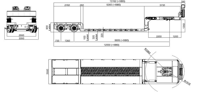 YALCIN EXTRA SURBAISSEE 2 ESSIEUX - Naczepa niskopodwoziowa: zdjęcie 4 YALCIN EXTRA SURBAISSEE 2 ESSIEUX - Naczepa niskopodwoziowa: zdjęcie 4