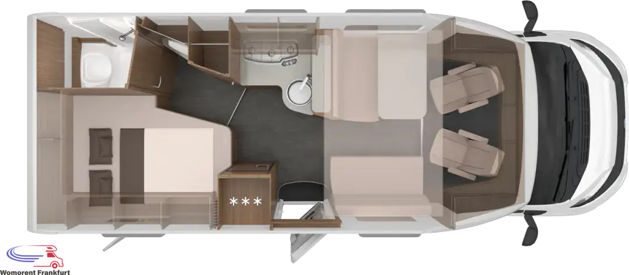 Wohnmobil Knaus L!VE WAVE 650 MF - Kamper półintegra: zdjęcie 3 Wohnmobil Knaus L!VE WAVE 650 MF - Kamper półintegra: zdjęcie 3