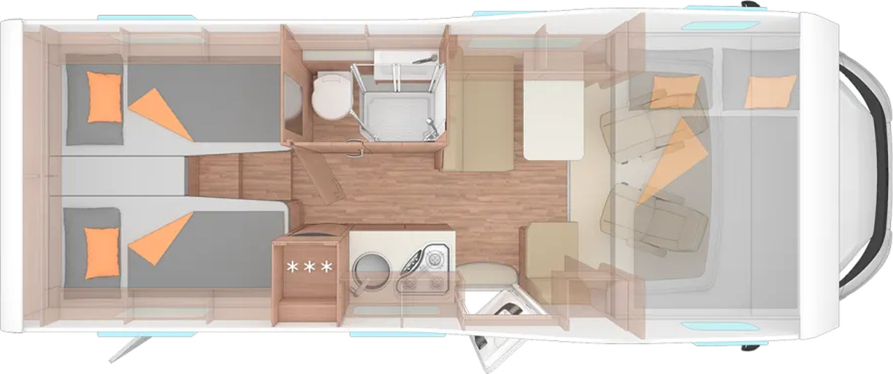 Wohnmobil Weinsberg CaraHome 650 MEG - Kamper z alkową: zdjęcie 2 Wohnmobil Weinsberg CaraHome 650 MEG - Kamper z alkową: zdjęcie 2